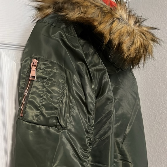Madden Bomber Jacket Army Green - Picture 5 of 8